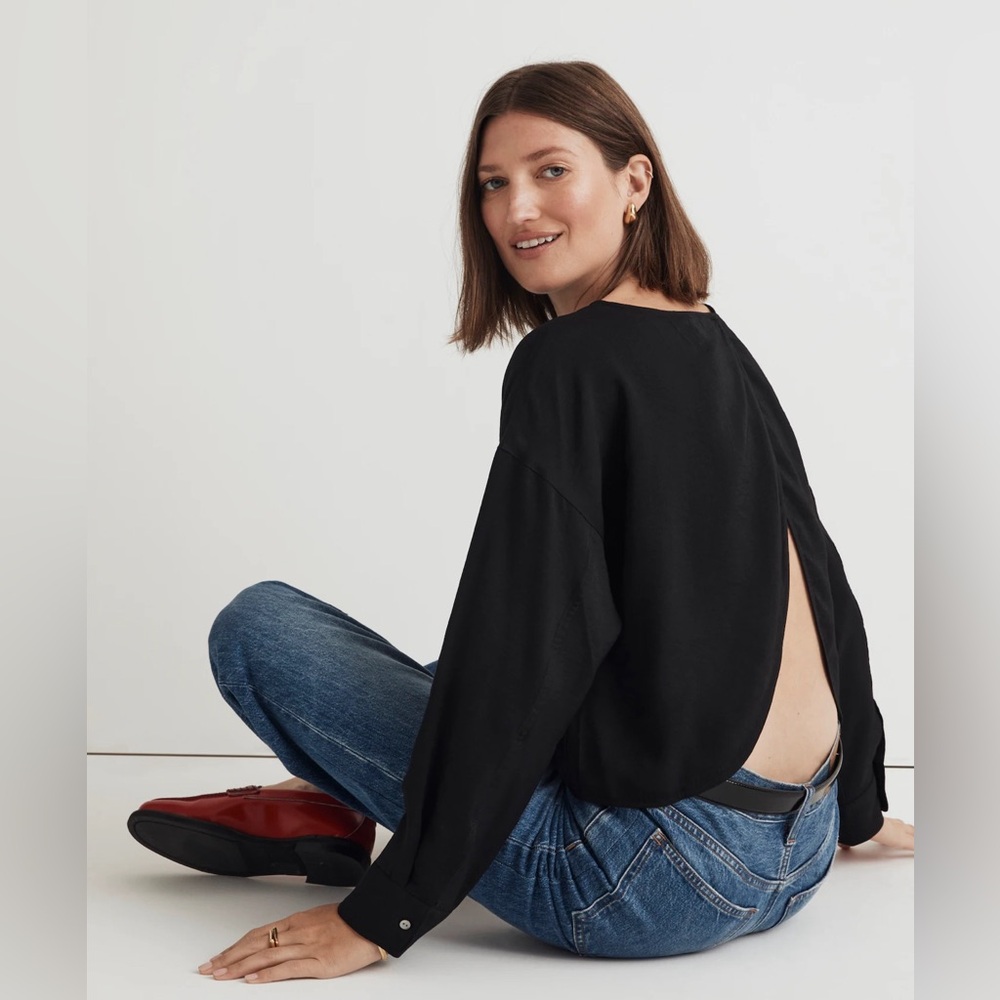 MADEWELL BLOUSE SZ S